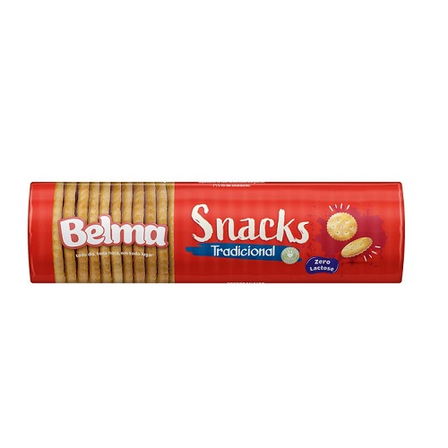 Biscoito snack tradicional zero lactose Belma 90g Biscoito snack tradicional zero lactose Belma 90g