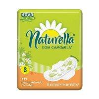 Absorvente Naturella camomila com abas 8x1