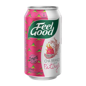 Chá branco c/ pitanga Feel Good lata 330ml Chá branco c/ pitanga Feel Good lata 330ml