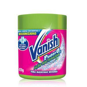 Alvejante Vanish Poder O2 ação bactericida 420g.