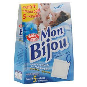 Sachê perfumado Mon Bijou pureza 5x1