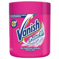 Vanish alvejante em pó  rosa poder O2 450g.