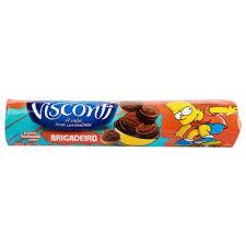 Biscoito recheado brigadeiro Visconti 125g