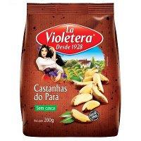Castanha do Pará sem casca La Violetera 200g.