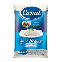 Arroz Branco Tipo 1 Camil 1kg