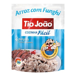 Arroz branco com funghi Tio João Cozinha Fácil 250g Arroz branco com funghi Tio João Cozinha Fácil 250g