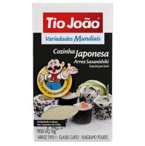 Arroz Sasanishiki Tio João Variedades Mundiais 1kg