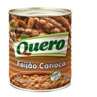 Feijão carioca pronto lata Quero 300g.