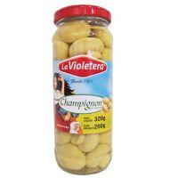 Cogumelo champignon inteiro La Violetera 100g.